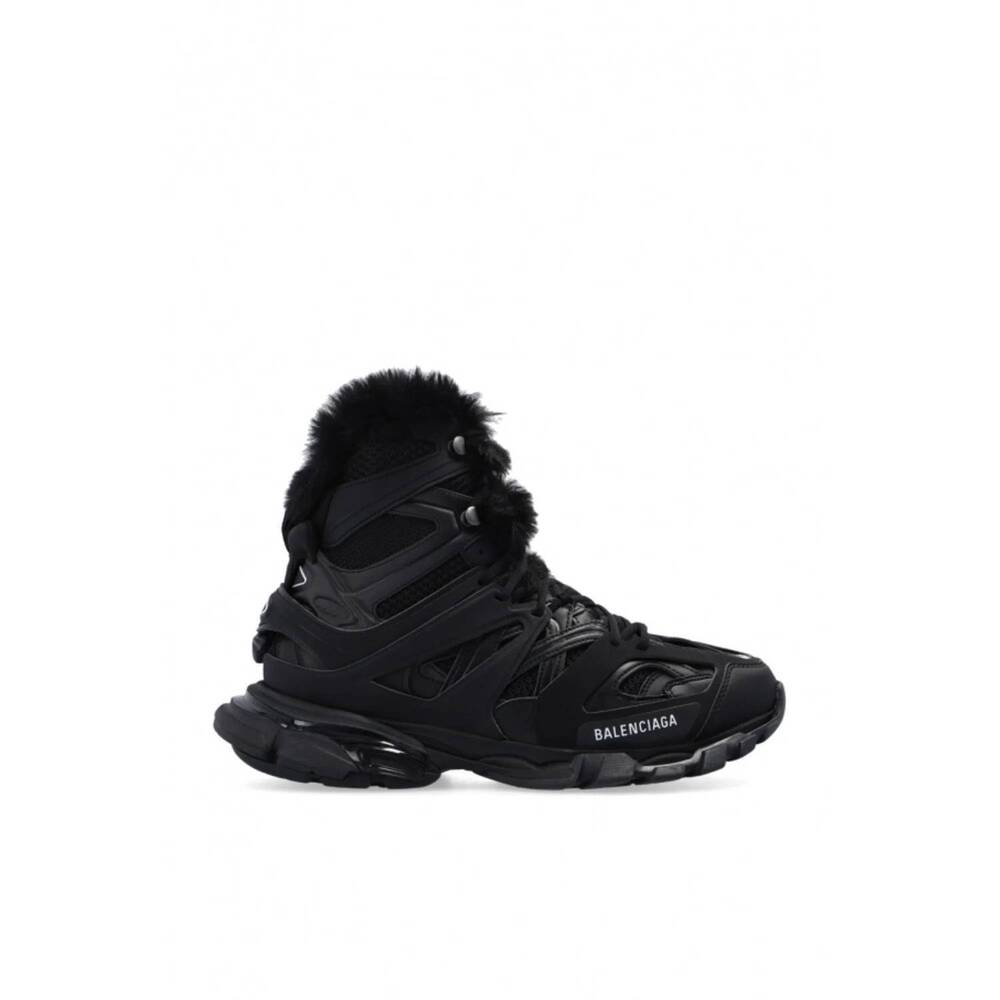 NEW BALENCIAGA men's track hike boots in black